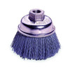 Weiler Cup Wire Brush, Threaded Arbor, 3-1/2" 97603
