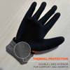 Ergodyne Orange Coated Waterproof Winter Work Gloves, L, A5, PK144 7551-CASE