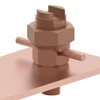 Burndy Bolt Connector,Bronze,Overall L 1.93in KC25