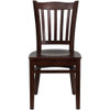 Hercules Restaurant Chair, 17-1-2 in W 20-3-4" L 34-1-2" H  XU-DGW0008VRT-MAH-GG