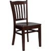 Hercules Restaurant Chair, 17-1-2 in W 20-3-4" L 34-1-2" H  XU-DGW0008VRT-MAH-GG