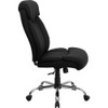 Flash Furniture Executive Chair,Black Seat,Fabric Back GO-1235-BK-FAB-GG