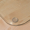 Floortex Desk Protector,24 in L,Clear FCDE1924G