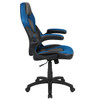 Flash Furniture Gaming Chair, Padded Flip-up, Blue CH-00095-BL-GG