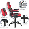 Flash Furniture Gaming Chair, Padded Flip-up, Red CH-00095-RED-GG
