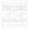IEC Magnetic Contactor, 2NC-2NO, 110V-120V AC, 3 P, Reversing, Screw  3RA23278XB301AK6