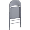 COSCO Premium Gray Vinyl Padded Metal Folding Chair 14-993-CGR4 Pack of 4 639120