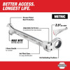 Milwaukee Tool 7 pc. Metric Flex Head Ratcheting Combination Wrench 48-22-9529