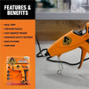Gorilla Dual Temp Glue Gun - Orange, Black 100424 SPR-GOR100424