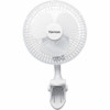 Kenmore 6" Clip-On Fan - 2 Speed - Clip-on - White - 1 Each