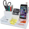 Victor Pure White Desktop Organizer W9525