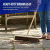 Genuine Joe 24" Push Broomhead - Brown - Lacquered Wood24" Length - 1 Each 99652 SPR-GJO99652