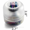 Officemate Euro-Style Designer Paper Clip Holder - Clear - 1 Each 93695 SPR-OIC93695