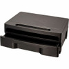 Officemate 2200 Series Monitor Stand with Drawer, HIPAA, Black - Black