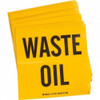 Brady DOT Handling Label, Waste Oil, Vinyl, 6" W, 6" H 121435
