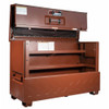 Piano-Style Jobsite Box, Brown, 60.3 cu ft, 74" W x 31" D x 51" H  2-689990-01