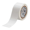 Brady 2" White Label, Polyester THT-17-422-3