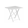 Flash Furniture 28" Square White Steel Folding Patio Table CO-1-WH-GG