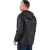 Berne Coastline Men's 2XL Black Lightweight Hooded Rain Jacket RJ25BKR520 751286
