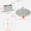 Halo 6 In. Selectable CCT Integrated LED Downlight HLB6LSFS5 503395