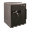 2.05 cu ft Fire Rated Security Safe, 124.8 lbs, 1 hr. Fire Rating, Black/Gray