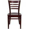 Hercules Restaurant Chair, 17-1-4 in W 20" L 33-3-4" H  XU-DGW0005LAD-MAH-GG