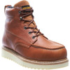 Wolverine Men's 6-Inch Work Boot, 8 1-2 M, Steel Toe, 6 in H, Brown, 8289 W08289
