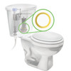 Fluidmaster Standard Replacement Flush Valve Seal Kohler and American Standard 510K-001-P10 479834