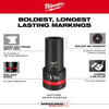 Milwaukee Tool Impact Socket,Socket Size 1 1-4",Deep 49-66-7844