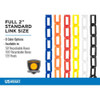 Us Weight Sun Shield Yellow Plastic Chain By Us,2" U2351YEL
