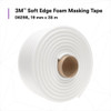 3m Painter's Tape, 19 mm W x 25 m L, 748 mil Thick, White, Rubber Adhesive 09973