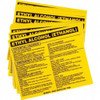 Brady Chemical Label, 3 3-4 in H, 4 1-2 in W, 93530,PK25 93530