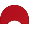 Kidney Table,Kidney Shp,Red,48x96", Laminate, Red  XU-A4896-KIDNY-RED-H-P-GG