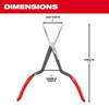 Milwaukee Tool Long Reach Pliers Set,Needle Nose,3" 48-22-6542