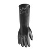 Chemical Resistant Gloves, Butyl, Viton(R), Smooth Full, Beaded, Black, 10, 1 PR