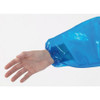Polyco Gown, Polyolefin, Welded, 4 mil, 55 in, Blue, XL, 50 PK 42480
