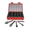 Keo 5 piece set 82 deg Six Flute Carbide Countersink 919-001-032
