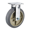 Manufacturer Varies Rigid Plate Caster,TPR,8 in.,675 lb. P21R-PRP080R-14