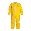 Coverall. Collar. Stormflap. Elastic Wrists and Ankles. Yellow. 6X