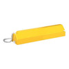Checkers Airplane Chock,4 In H,Urethane,Yellow AC4614-LR