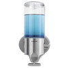 Simplehuman Toiletry Dispenser,9.6 in H,Silver BT1034 Simplehuman Toiletry Dispenser,9.6 in H,Silver BT1034