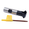 45 Degree 1-1/4" X 3/4 Shank 2-Insert Indexable Chamering End Mill