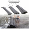 Quick Dam Flood Barriers - 3.5" Height - Black - 5 - Carton QD6175 SPR-APRQD6175