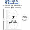 Avery&reg;  Optical Disc Label 5692 SPR-AVE5692