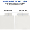 Avery&reg; Big Tab Tab Divider 11836 SPR-AVE11836
