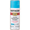 Rust-Oleum Stops Rust 12 Oz. Maui Blue Gloss Anti-Rust Spray Paint 269292 775160