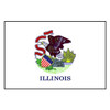Annin Flagmakers Illinois State Flag,3x5 Ft 141460