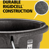 Rubbermaid Commercial Brute 5 Gal. 3-in-1 Flat Back Bucket 2220946 745649
