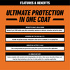 Gorilla Gray Garage Floor Epoxy Coating Kit - 2.5 Car Coverage 117994 774305