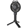 Denali Aire Plastic 4 In. Rechargeable USB Black Handheld Fan 1DAFHAND